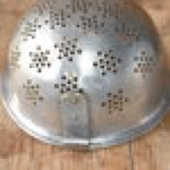 Vintage copper colander with copper handle, Copper Strainer, Old copper - Picture 4 of 5